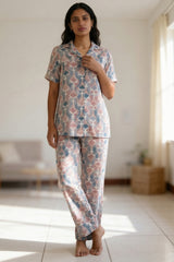 Blush Mirage Cotton Pyjama Set
