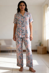 Blush Mirage Cotton Pyjama Set