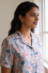 Blush Mirage Cotton Pyjama Set