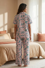 Pink Oasis Cotton Pyjama Set