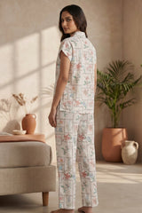 Cross Stitch Floral Co-ord Set