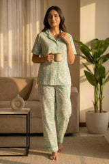 Meadow Mist Cotton Pyjama Set