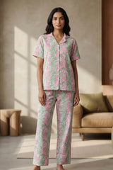 Pine Waikiki Cotton Pyjama Set