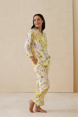 Sunlit Lemon Cotton Pyjama Set