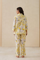 Sunlit Lemon Cotton Pyjama Set