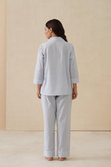 Blue Breeze Cotton Pyjama Set