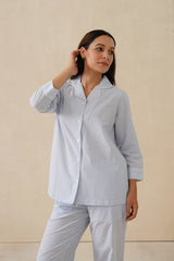 Blue Breeze Cotton Pyjama Set