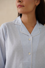 Blue Breeze Cotton Pyjama Set