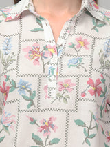 Cross Stitch Floral Co-ord Set