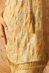 Sylvie Beige Lurex Co-ord