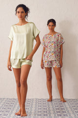 Rose Cotton Shorts Set