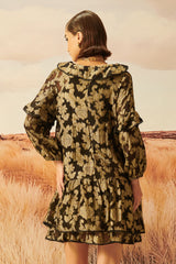 Celine Black Lurex Dress