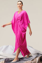 Vana Pink Knot Kaftan