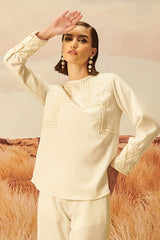 Odora White Pearl Co-ord Set