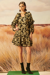 Celine Black Lurex Dress