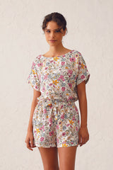 Rose Cotton Shorts Set