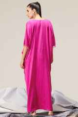 Vana Pink Knot Kaftan