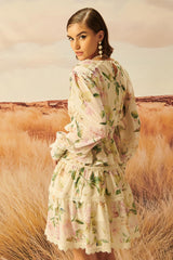 Cleo Chiffon Frill Dress