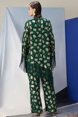 Zelie Green Lurex Co-ord