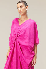 Vana Pink Knot Kaftan