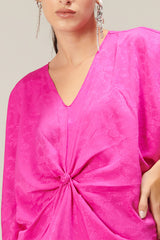 Vana Pink Knot Kaftan