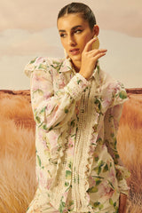 Cleo Ruffled Chiffon Top