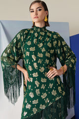 Zelie Green Lurex Co-ord