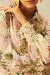 Cleo Ruffled Chiffon Top