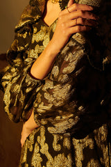 Celine Black Lurex Dress