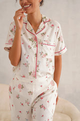 Pink Floral Pyjama Set