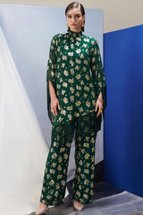 Zelie Green Lurex Co-ord