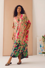 Vera Pleated Kaftan