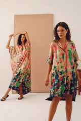 Vera Pleated Kaftan