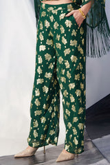 Zelie Green Lurex Co-ord