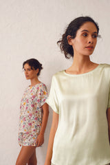 Rose Cotton Shorts Set