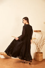 Mia Gathered Long Dress