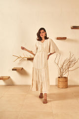 Anara Ivory Long Dress