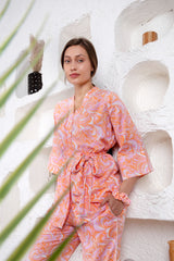 Coral Twirl Co-ord Set