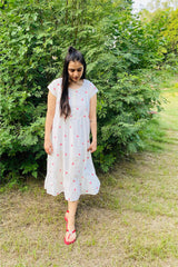 Ereny White Night Dress