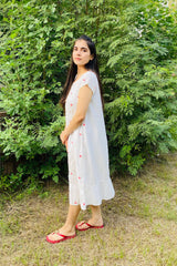 Ereny White Night Dress