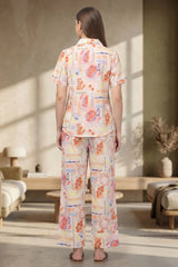 Summer Scribbles Cotton Pyjama Set