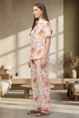 Summer Scribbles Cotton Pyjama Set