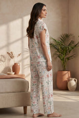 Cross Stitch Floral Co-ord Set