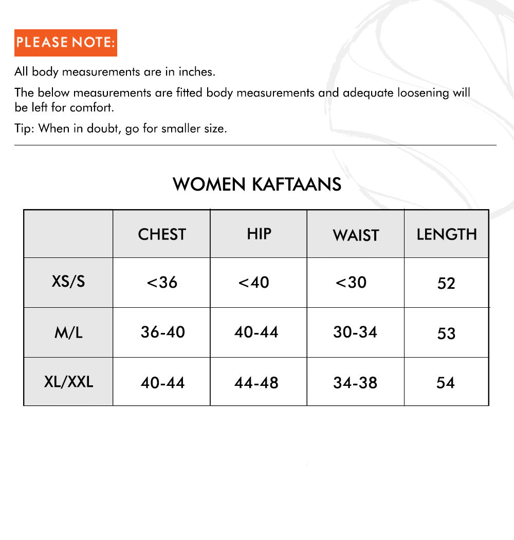 Size chart image