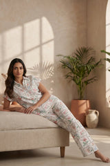 Cross Stitch Floral Co-ord Set