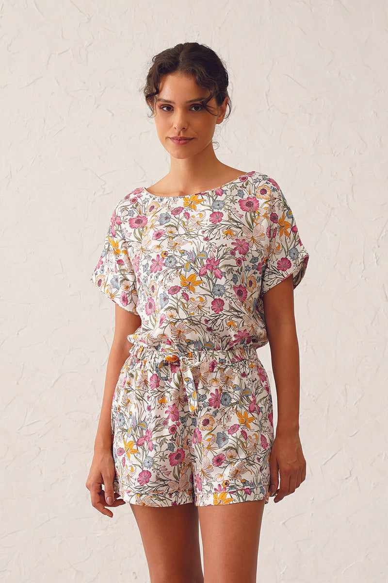 Rose Shorts Set