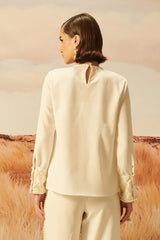 Odora White Pearl Top