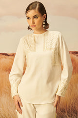 Odora White Pearl Top