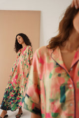 Vera Pleated Kaftan