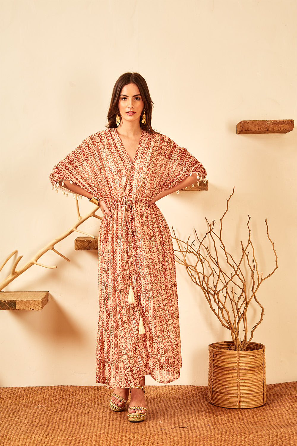 Ily Lurex Kaftan